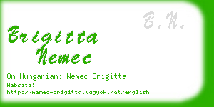 brigitta nemec business card